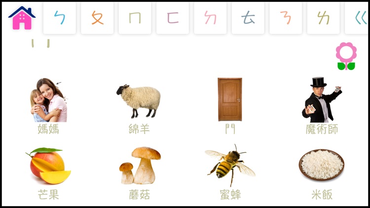 Chinese Alphabets Vocabulary Book | Mandarin Bopomofo