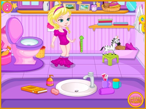 Screenshot #4 pour Care Baby Self - Potty,Brush,Dress up