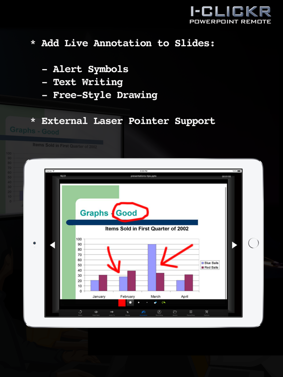 Screenshot #5 for i-Clickr Remote for PowerPoint Lite
