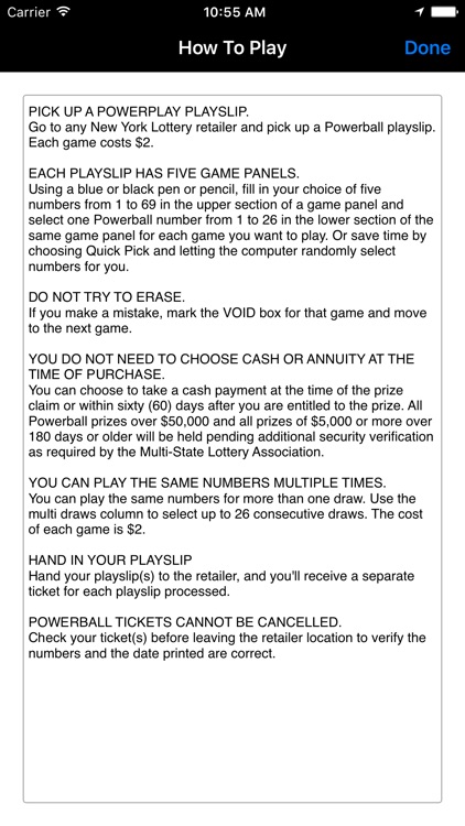 NY Lotto & Powerball