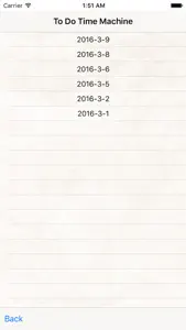 To Do -Time Machine (TaskList) screenshot #2 for iPhone