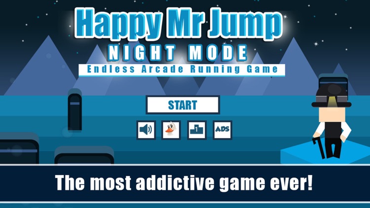 Happy Mr Jump Night Mode - Endless Arcade Running Game