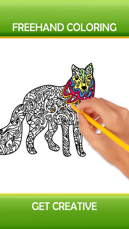 Animal Art Zen Designs - Relaxing Coloring Book for Adults