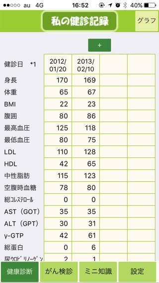 私の健診記録のおすすめ画像1