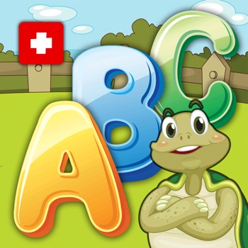 Alfabet schildpad voor kinderen - kinderen leren brieven en alfabet