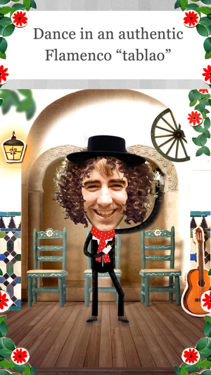 Crazy Flamenco Rumba Dance – Enjoy dancing Spanish music with this funny Face Photo Booth (perfect for guitar lovers)