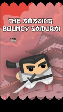 Bouncy Samurai - Tap to Make Him Bounce, Fight Time and Don't Touch the Ninja Shadow Spikes iPhone image 1