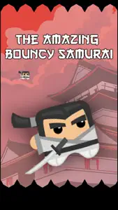 Bouncy Samurai - Tap to Make Him Bounce, Fight Time and Don't Touch the Ninja Shadow Spikes screenshot #2 for iPhone