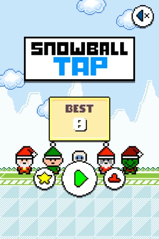 Snowball Fall - Falling Snow Fight Games with Frozen Snowman and Snowy Santaのおすすめ画像1
