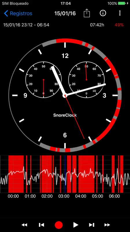 SnoreClock - Você ronca? screenshot 1 of 4