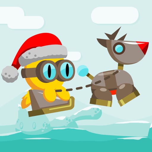 FlapCat Christmas Injection - Flappy Santa Claus Jump Across Flow Icon