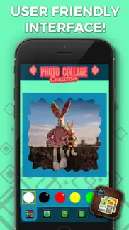 photo collage creator – best pic frame editor and grid maker to stitch pictures iphone screenshot 3