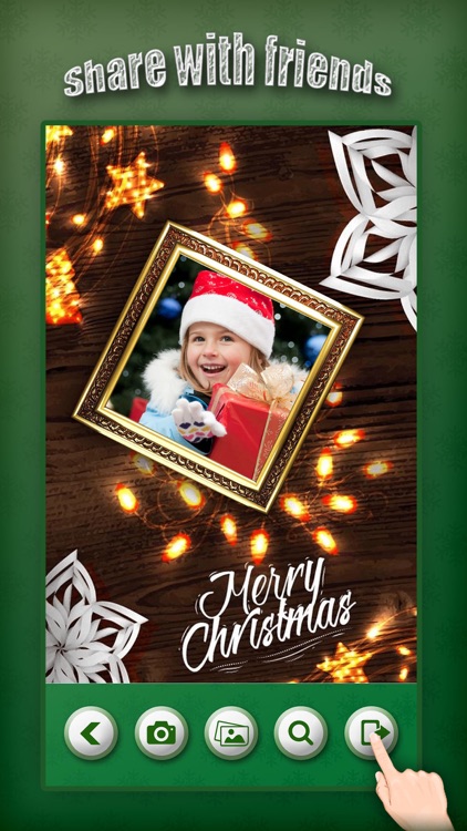 Christmas Photo Collage & Cards Maker - Mail Thank You & Send Wishes with Greeting Quotes Stickers screenshot-4