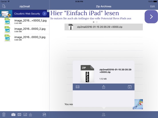 Screenshot #4 pour ZIP - file compression