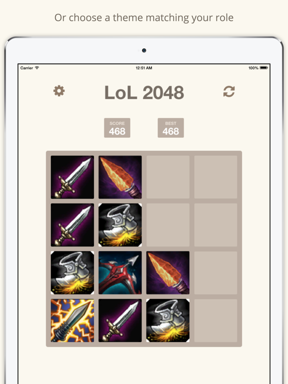 Screenshot #6 pour LoL 2048 - LoL2048.com League Puzzle Game