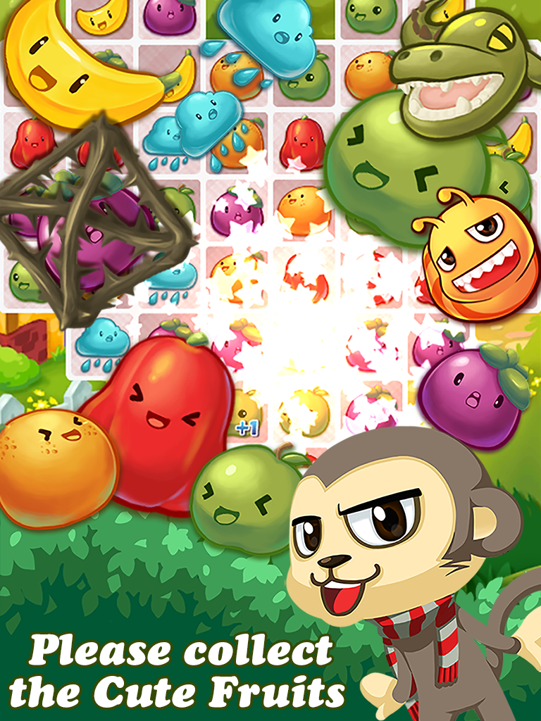 Monkey Fruits Crush screenshot 6
