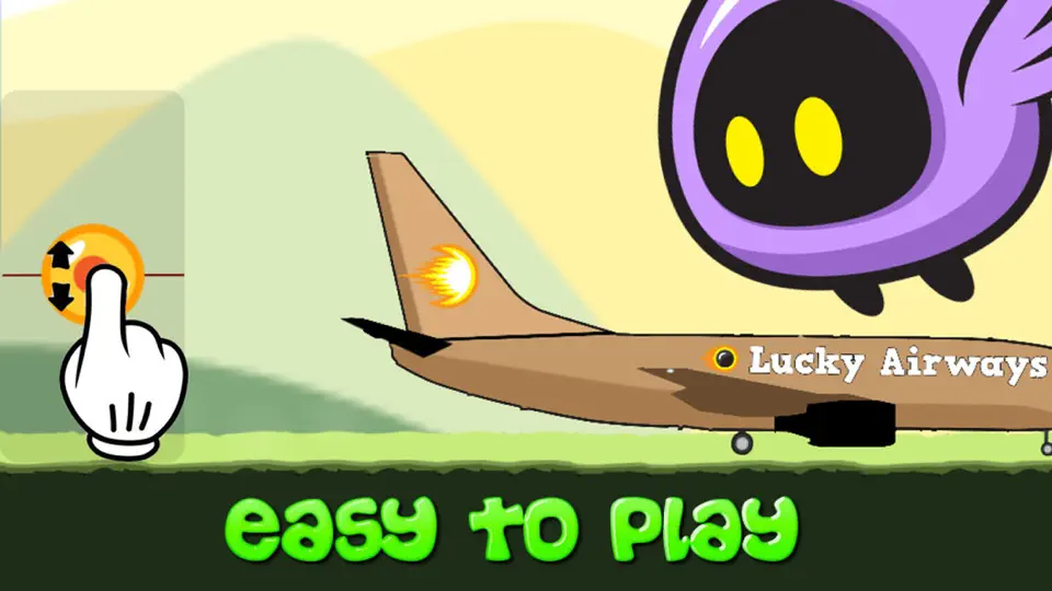 Capture d'écran de Lucky Airways Vs Flying Bird, Chicken, Fish And Pig sur iPhone 4