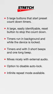 stretch - a countdown timer for fitness, workout, egg, or anything really iphone screenshot 2