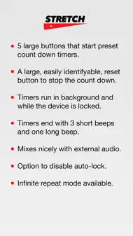 Stretch - A countdown timer for fitness, workout, egg, or anything really iphone bilder 1