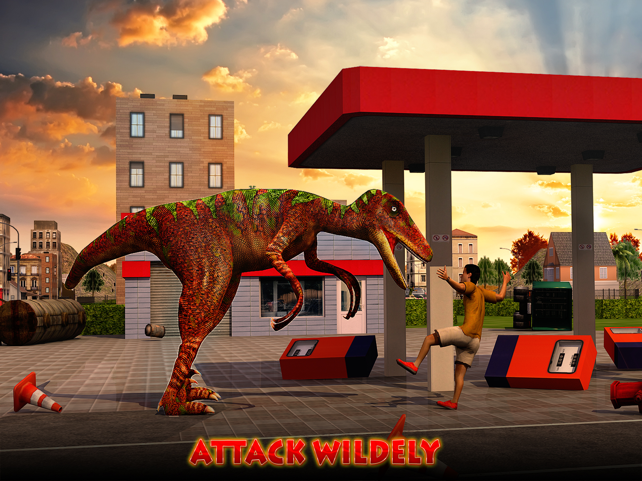 Dino City Rampage 3D screenshot 9