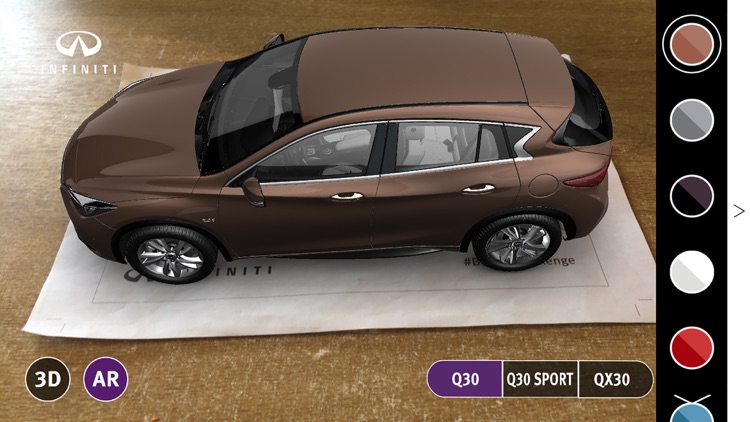 Infiniti Q30/QX30 Augmented Reality