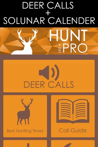 HD Deer Hunting Calls Pro - Includes Solunar Calender, Moon Phases, Detailed Weather & More screenshot 2