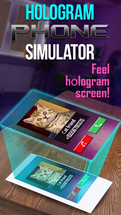 Screenshot #1 pour Hologram Phone Simulator