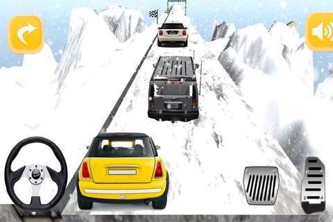 Snow Hill Car Racing screenshot 2