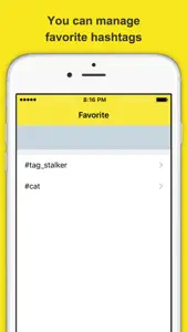 tag stalker - follow your favorite hashtags for Twitter screenshot #2 for iPhone