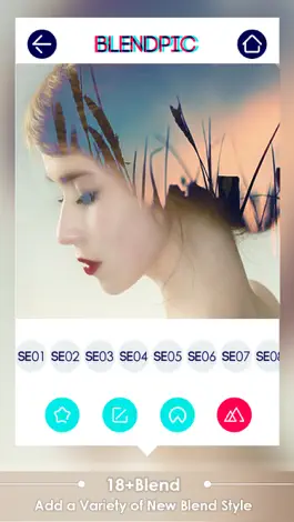 Game screenshot Blendpic:Double exposure  & HD photo editor apk