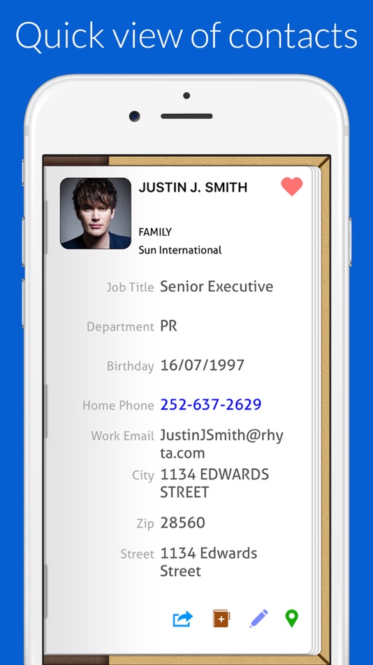 #2. Contact Book (iOS) 由: Sudip Bag