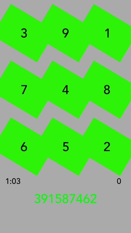 Nine Digit Memory screenshot-4