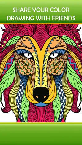 Game screenshot Animal Art Designs - Zen Therapy Adult Coloring Book mod apk