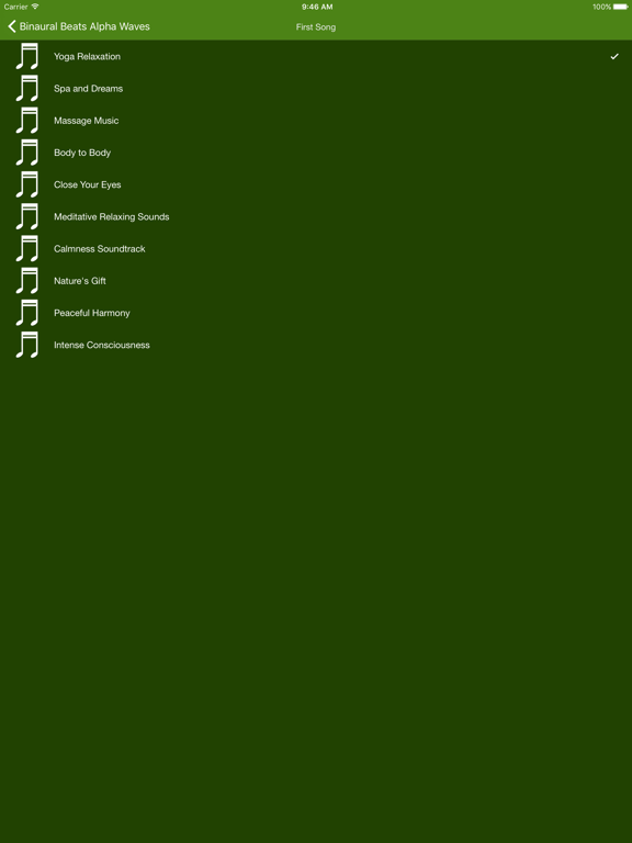 Screenshot #5 pour Binaural Beats Ondes Alpha