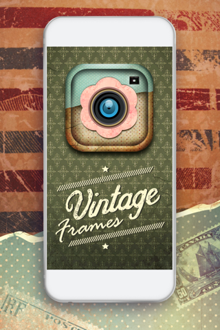 Retro Frames & Effects – Write Vintage Style Text and Frame Pic.s in Instant Camera Studio screenshot 3