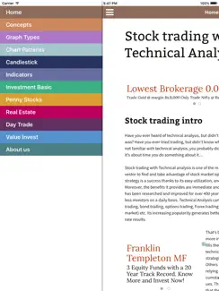 Stock trading with Technical Analysis iPad image 2