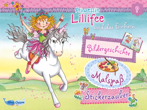 Screenshot #4 pour Prinzessin Lillifee und das Einhorn – Bildergeschichte, Malspaß, Stickerzauber