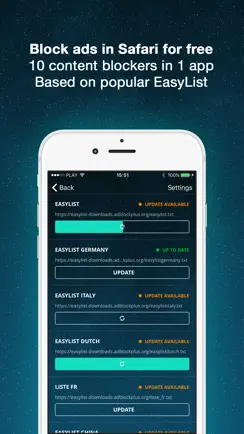 ADmosphere - Free Ad Blocker with EasyListy iPhone image 1