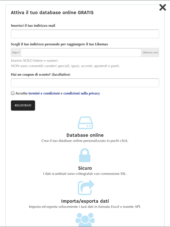 Screenshot #5 pour Libemax, Database online cloud