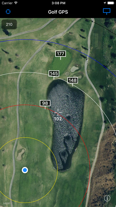 Golf GPS - Ad Freeのおすすめ画像1