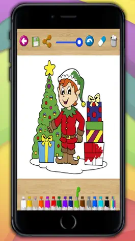 Game screenshot Christmas - Paint and color mod apk