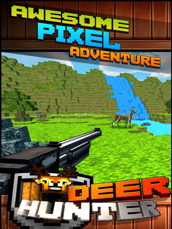 Wild Deer Hunt-ing Survival Pixel World 2016 - Mini Hunter screenshot 6