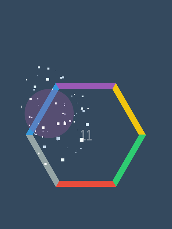 Hexa Wheels - Super Hexagon iPad screenshot