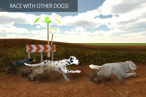 Real Wild Dog Racing 3D Simulator 2016 screenshot 4