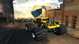 Game screenshot 3D Monster Truck City Rampage - Extreme Car Crushing Destruction & Racing Simulator FREE apk