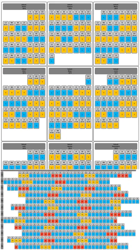 Shift Cal - CuadraTurnos PRO screenshot 5 of 5