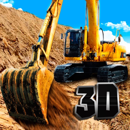 Heavy Excavator Driver Simulator 3D Icon