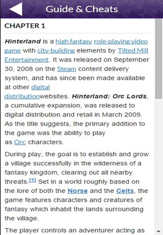 PRO - Hinterland Game Version Guide screenshot 2