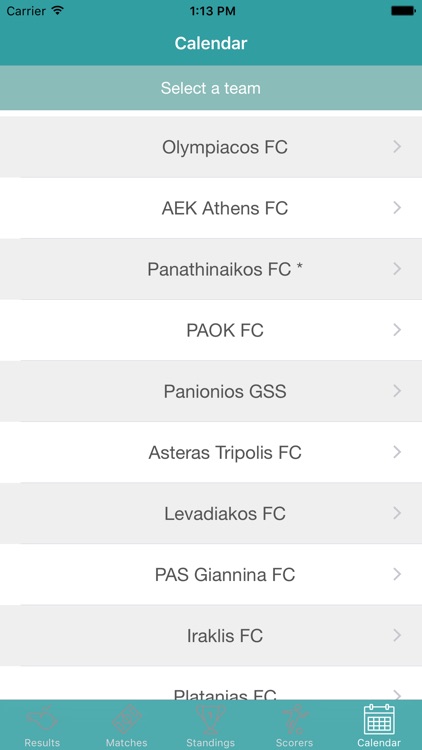 InfoLeague - Information for Greek Super League - Matches, Results, Standings and more