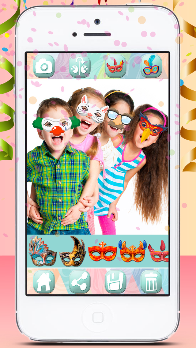 Carnival masks – false-face masque photo editor